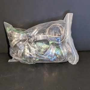 22 PC. 2" METAL HOSE CLAMPS